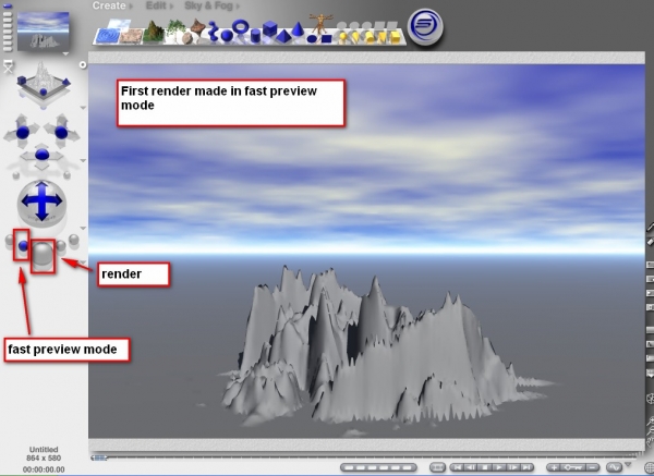 Creation of Rocky island aviator: Step 4